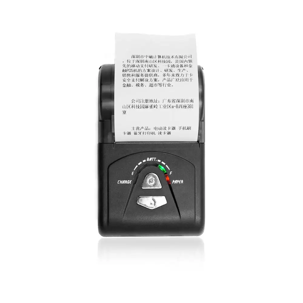 58mm Bluetooth Mobile Receipt Printer for anrdoid & IOS Phone