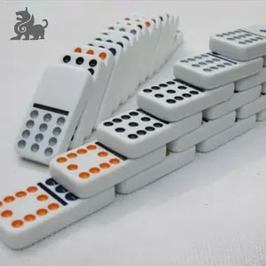 Permainan Domino Kotak Kayu Dalam Ruangan, Mainan Pendidikan untuk Anak dan Dewasa
