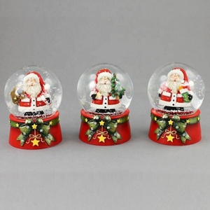 Wholesale Mini Christmas Resin Elk <strong>Snowman</strong> Water Snow <strong>Globe</strong> with Blowing Snow - Product Image 5