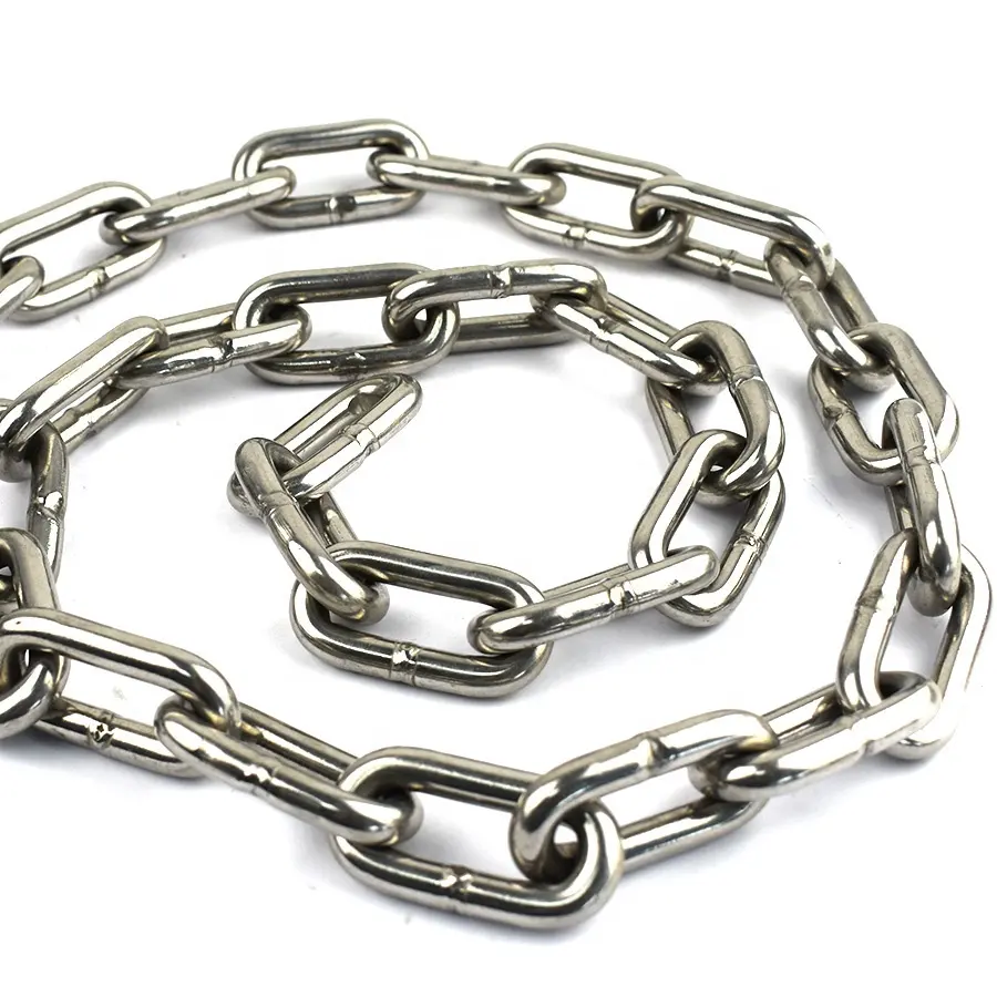 Cheap price 5mm tin ply HD iron chains, galvanized link chain