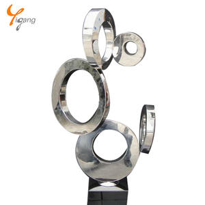 Prozess ornaments metall edelstahl skulptur - Product Image 5