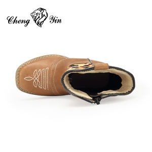 Bán Buôn Trẻ Em Của Khởi Động Thời Trang Leopard Mắt Cá Chân Trẻ Em Cao Bồi Khởi Động Da Chính Hãng Bán Buôn Toddler Khởi Động Trẻ Em Trẻ Em Trẻ Em - Product Image 5