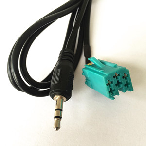 Mini Adaptador ISO <span class=keywords><strong>de</strong></span> 6 Pines, Salida Auxiliar <span class=keywords><strong>de</strong></span> Línea, Cable <span class=keywords><strong>de</strong></span> 4 Canales, Conector RCA <span class=keywords><strong>de</strong></span> 4 Pines para VW, Seat, Skoda, Audi, Ford, Dropshipping - Product Image 3