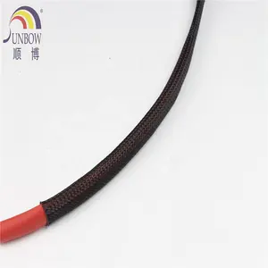 Sunbow Factory Supplied Auto Wire Cable Sleeving Sheathing 10MM PET Expandable Braided Sleeve