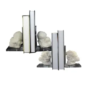 Hiện đại Nhựa Acrylic Cơ Sở Sáng Tạo San Hô Hình Nghệ Thuật Bookends Trang Trí