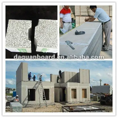 Ringan dan Terisolasi Styrofoam Beton Pracetak Sandwich Panel