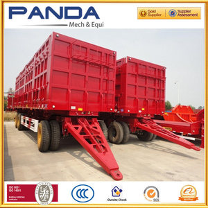 Panda 2 ejes granja remolques / cama plana barra de tiro <span class=keywords><strong>remolque</strong></span> lleno y dump volquete <span class=keywords><strong>remolque</strong></span> lleno - Product Image 3