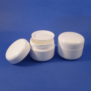 Fabricado en Taiwán, Venta al por Mayor, 150 Piezas, Frascos de Plástico PP de Doble Pared de 30 ml (1 oz) para Crema y Loción para Ojos, Color Blanco - Product Image 2