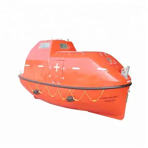 5M 25 Personen Volledig Gesloten Schip Lifeboats Met Zwaartekracht Beweegbare Arm Type Davit