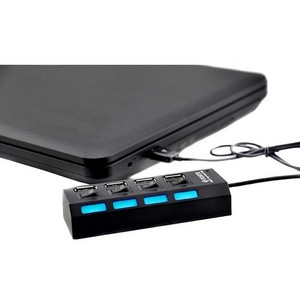 HUB USB 3.0 haute vitesse, 5Gbps, 4Ports, LED, interrupteur d'alimentation/arrêt, Super rapide - Product Image 2