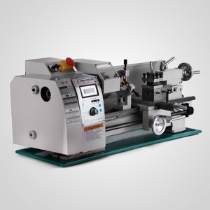 Torno de Metal de 8x16 pulgadas, 2500RPM, 750W, Mini torno de banco, máquina de torno de velocidad de husillo <span class=keywords><strong>Variable</strong></span> para procesamiento de piezas de precisión Mini - Product Image 5
