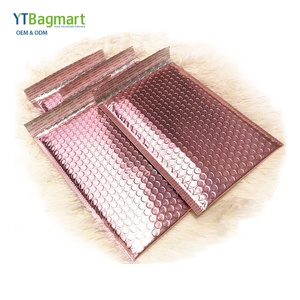 Produttore di Bolla Metallico Mailing Buste Imbottite Borse In Oro Rosa Poly Grande Bolla Mailer