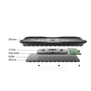 Universal <span class=keywords><strong>carga</strong></span> rápida cargador inalámbrico silicona cargador inalámbrico para <span class=keywords><strong>samsung</strong></span> y otro teléfono móvil - Product Image 4