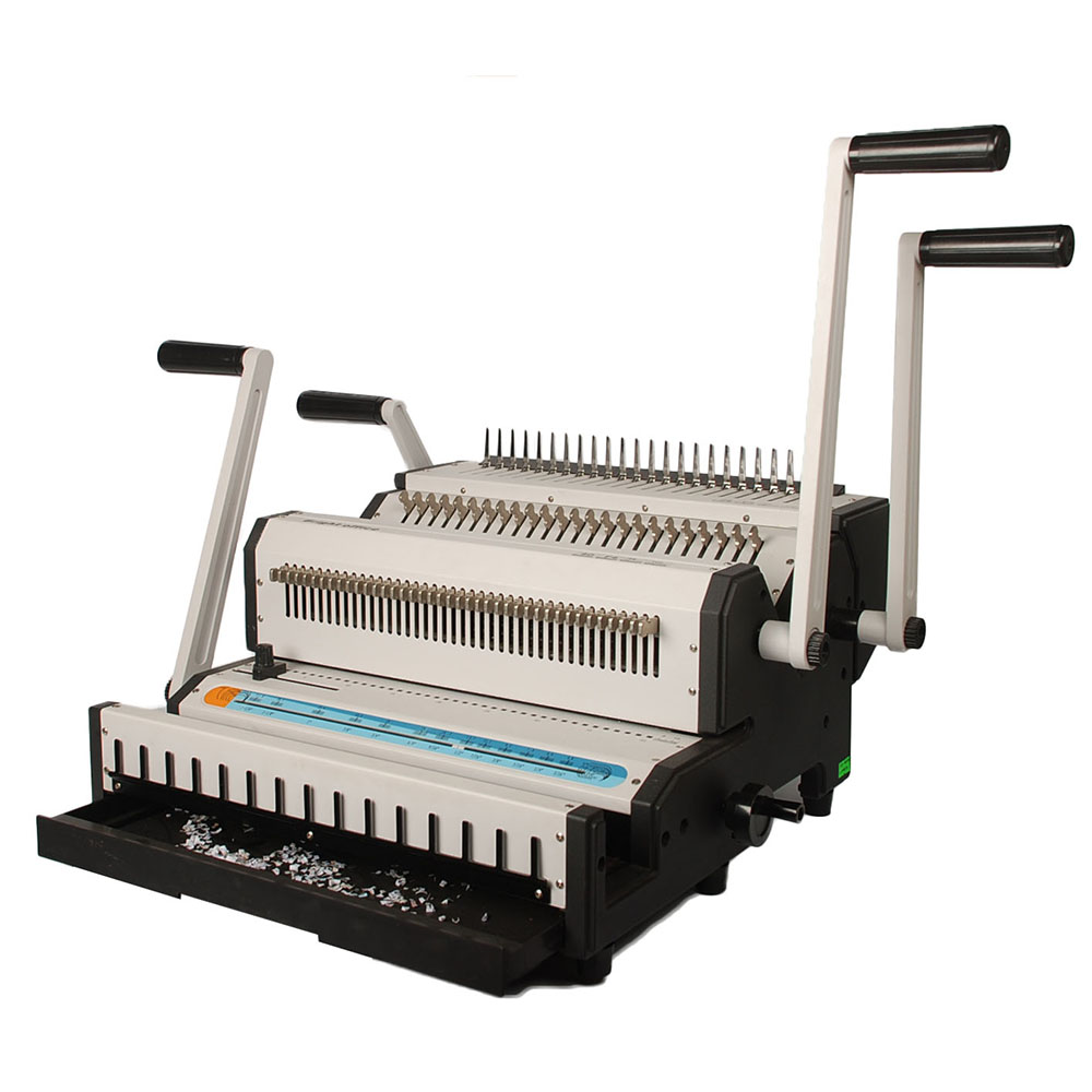 Настольная офисная канцелярская ручная спиральная переплетная машина