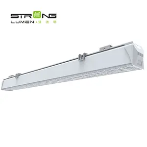 Lampu gantung/led linear Super terang 130LM/w, lampu linear led untuk gudang supermarket
