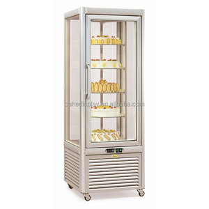 กว่างโจวสโนว์แลนด์4ด้านกระจกตู้โชว์ตู้เย็น/หมุนตู้เย็นแสดง/หมุนตู้โชว์เค้ก - Product Image 3