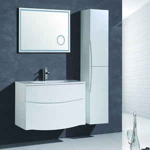 Moderne et Personnalisable Salle De Bains <span class=keywords><strong>Mur</strong></span> Accroché <span class=keywords><strong>Laque</strong></span> Vanité De Luxe - Product Image 2