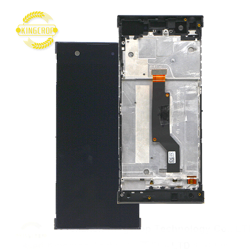 Écran LCD Complet Avec Cadre Pour Sony Xperia XA1 - Noir - Pièce D'Occasion Fonctionnelle
