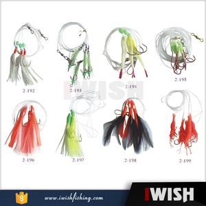 <strong>Fishing</strong> Octopus Shrimp Lure Feathers Sabiki <strong>Beach</strong> and Boat <strong>Rigs</strong> - Product Image 1