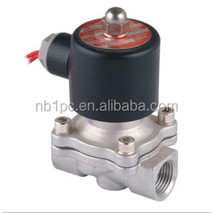 1/2インチステンレス鋼電気ソレノイドバルブ12VDC <span class=keywords><strong>24VDC</strong></span> 110VAC 220VAC,水制御OEM対応FKM 2S160-15-V - Product Image 1