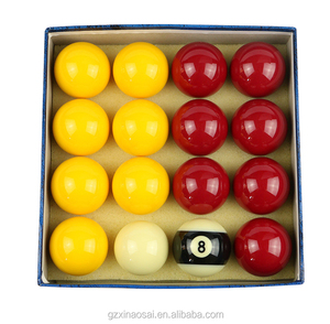 Venta directa <span class=keywords><strong>de</strong></span> fábrica, usado a medida, 2-1/16 ", 8 <span class=keywords><strong>bolas</strong></span> <span class=keywords><strong>de</strong></span> <span class=keywords><strong>billar</strong></span> rojas y amarillas - Product Image 4