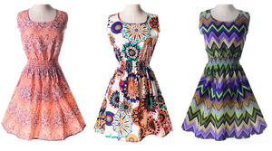 2016 derniers modèles de vêtements D'été de mode robe femmes robe - Product Image 4