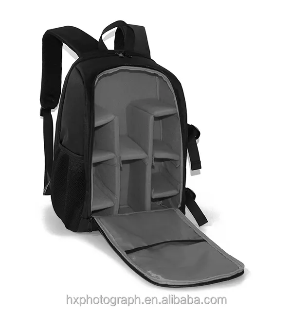 2023 Promotional Gifts Cheap Price 1680D Travel Digital DSLR Camera Backpack Bag for Canon Camera