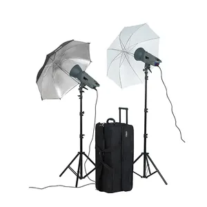 Kit de Flash de paraguas de fotografía de estudio profesional reflectante estroboscópico de luz al por mayor