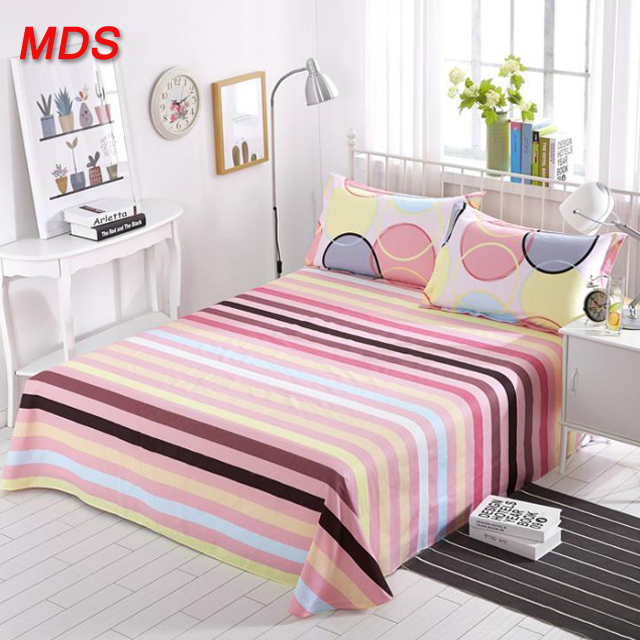 Accueil simple pièce extra large 100% coton égyptien lit feuille matériel tissu