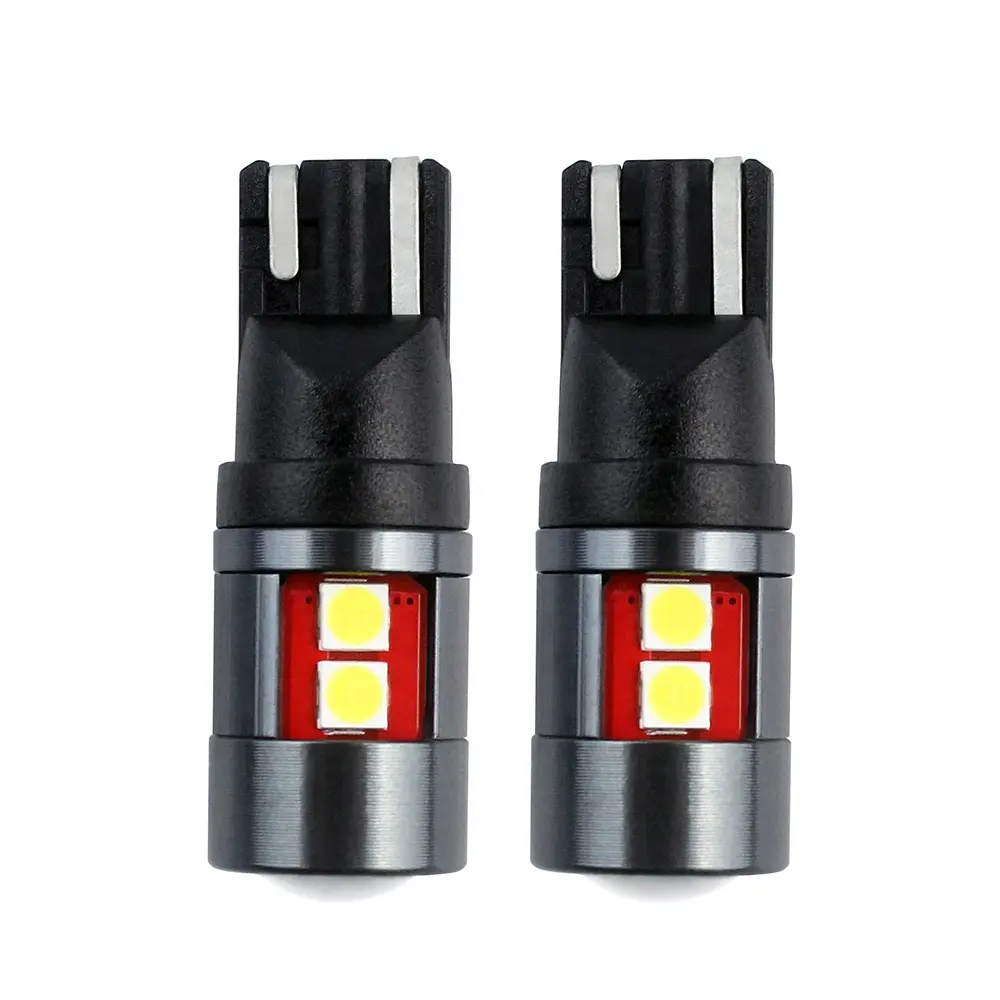 Super bright t10 W5W 921 194 car led bulb 7smd 3030 white amber red blue green t10 led bulb for car interior light