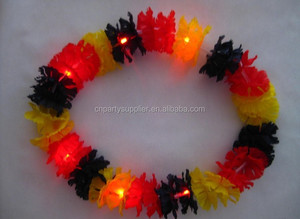 Hawaïen En Plastique Lei Décoration De Fête <span class=keywords><strong>Guirlande</strong></span> Avec LED Allemagne <span class=keywords><strong>Guirlande</strong></span> <span class=keywords><strong>Lumineuse</strong></span> Led Allumer Collier - Product Image 5