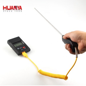 K loại cặp nhiệt điện Kim thăm dò xử lý Dia 0.5-10mm chiều dài 10-500mm 1200 độ vật liệu thủy tinh để sử dụng ngoài trời và hộ gia đình - Product Image 2