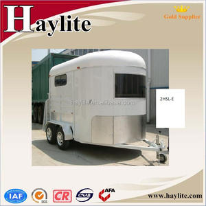 Remolque de 2 <span class=keywords><strong>caballos</strong></span> de lujo de alta calidad <span class=keywords><strong>con</strong></span> puerta de rampa - Product Image 2