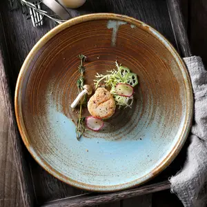 Diretta della fabbrica commercio all'ingrosso di hotel e ristorante di ceramica utilizzato cena piatti piatti, stoviglie in porcellana cena set di piastre - Product Image 1