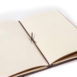 Stile Vintage In Vera Pelle Notebook Ricaricabile Ufficiale Del Cuoio Genuino con Custom Logo In Rilievo - Product Image 6