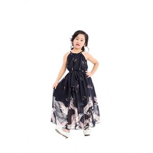2018 nuovo Design all'ingrosso Baby ragazze <span class=keywords><strong>lungo</strong></span> bellissimo <span class=keywords><strong>abito</strong></span> Vintage - Product Image 4