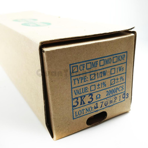 Điện Trở Màng Carbon <span class=keywords><strong>3k3</strong></span> 0.5W Điện Trở 1/2W 3k3ohm 5% - Product Image 4