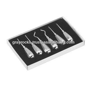 ชุดเครื่องมือถอนรากฟันแบบแมนนวล Grayrocks ทำจากเหล็กกล้า สำหรับการผ่าตัด พร้อมการรับประกันตลอดอายุการใช้งาน - Product Image 4