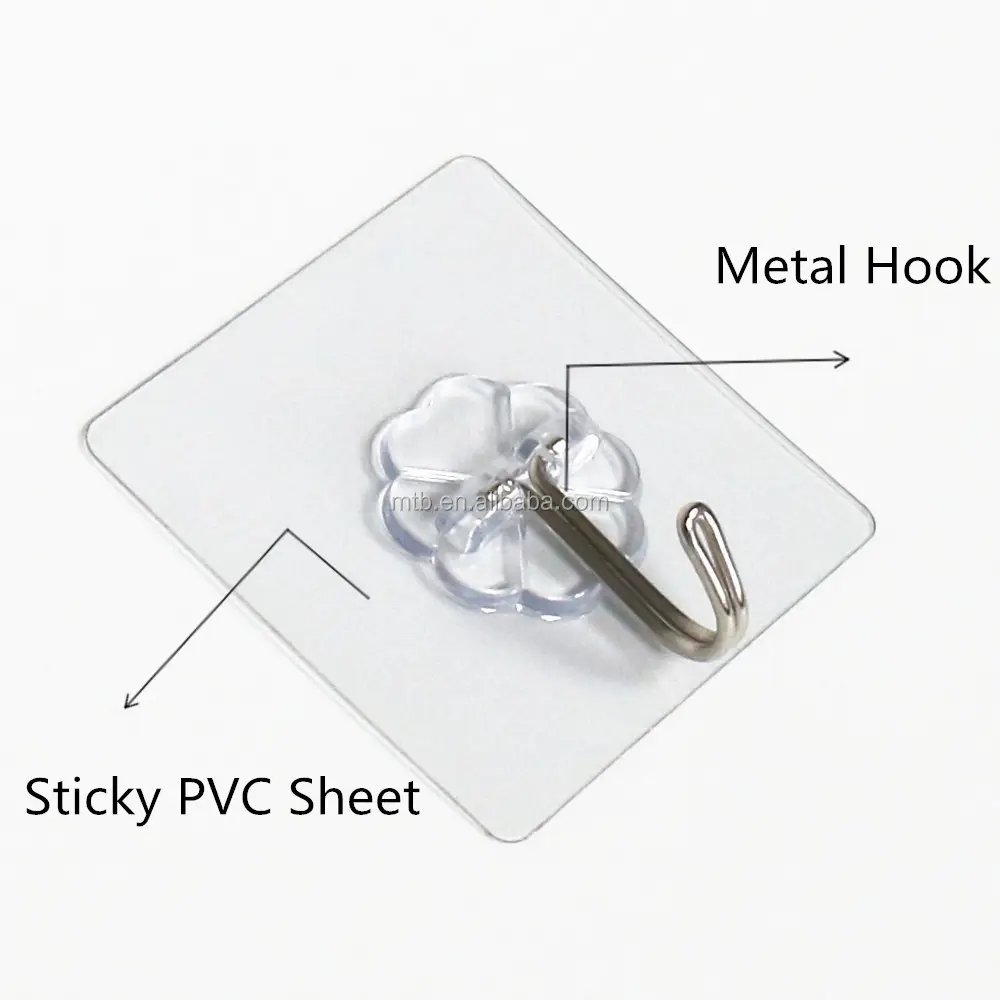 Reusable Adhesive Removable Ceiling Hook
