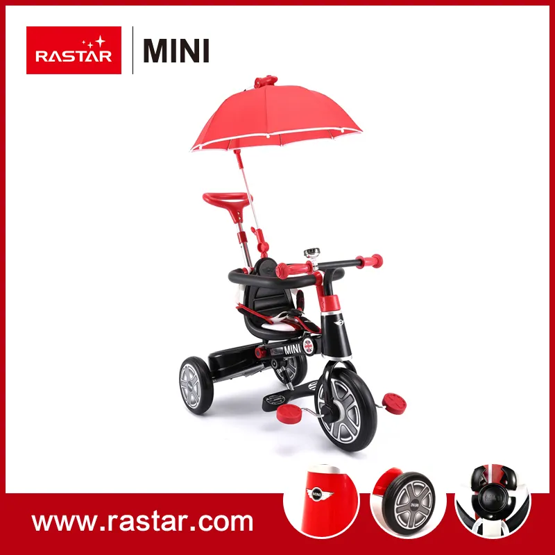 Material de aço e plástico Best seller MINI cooper triciclo Do Bebê para crianças pequenas
