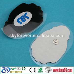7.5 * 5 cm feuille en forme de TENS électrodes réutilisables, Electrode pads avec le prix concurrentiel - Product Image 5