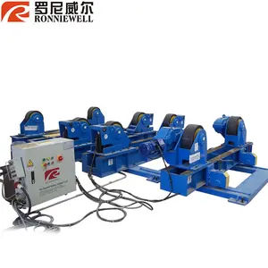 Máquina automática de alta eficiencia China Can + Can Hydraulic Fit Up para camas de rodillo de soldadura