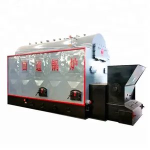 4ton 5ton Coal Cashew Nut Sawdust Biomass Pellet Burner Steam Boiler with Automatic Coal Feeding