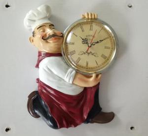 Resina <span class=keywords><strong>Cucina</strong></span> Cinese 3D orologio da <span class=keywords><strong>parete</strong></span> decorativo - Product Image 2