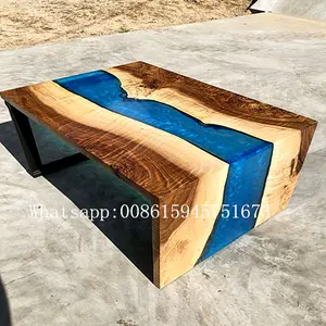 Forte dureté 3H furniture rivière table AB colle époxy résine 3D plancher AB colle
