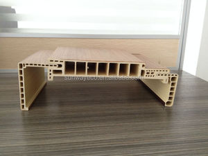 Chính <span class=keywords><strong>Doorframe</strong></span> Gỗ Nhựa Thiết Kế Cửa Gỗ Pvc Hồ Sơ Mô Hình - Product Image 2