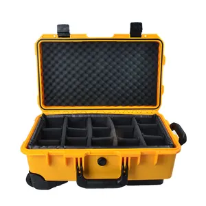 Ip67防水収納ケース硬質プラスチック屋外キャリングツール保護ボックス機器フォーム付きカメラケース