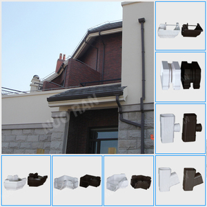 Mejor Precio protector de canalón de hoja de Casa plana Valley, buena calidad África Nigeria Ghana Kenia canalón de lluvia de plástico Borno PVC - Product Image 5