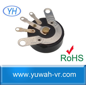 16mm 100 k ohm potentiometer rotary crate beaded carbon - Product Image 1