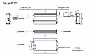 Alimentation électrique industrielle Inventronics 280W 300W 320W 12V 24V 28Vdc 36V 42V 48V 54V à tension constante, étanche IP67, pour LED - Product Image 5